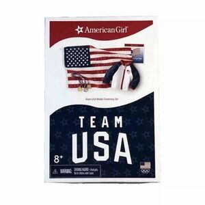 American Girl Team USA Medal Ceremony Set c. 2020 New Olympics Jacket Medals